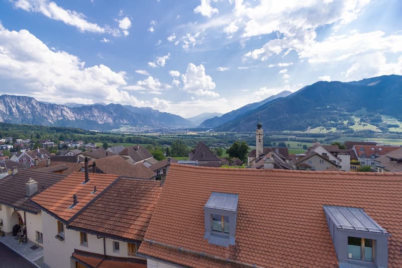 Sehr schöne 3.5-Zimmer-Dachwohnung mit toller Aussicht in Jenins (15)