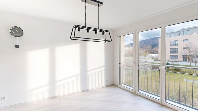 Appartement de 2,5 pièces moderne avec un beau balcon. (5)