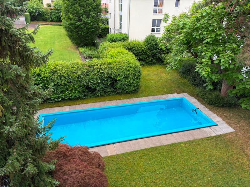 Maisonette- Attikawohnung mit grosser Dachterrasse und Poolanlage (14)