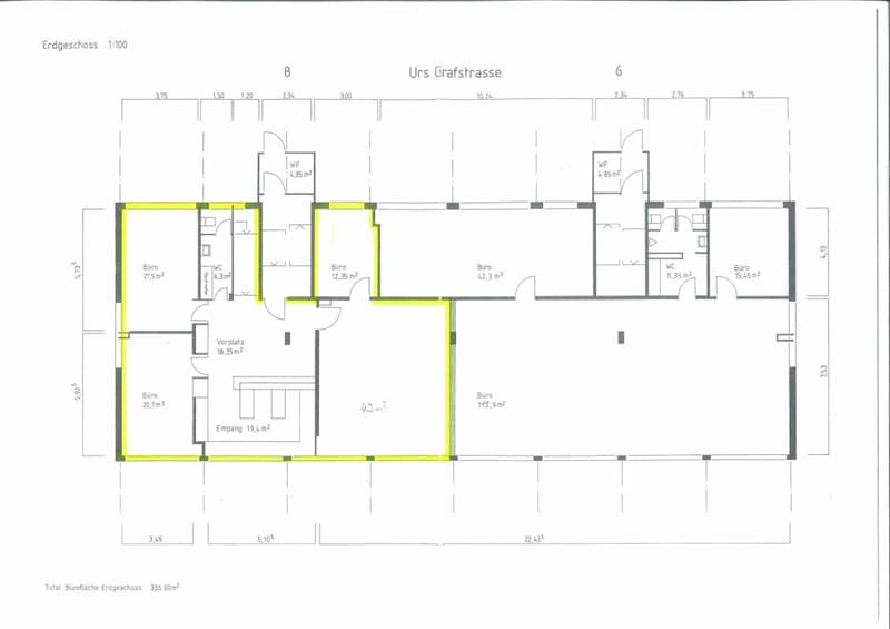 Grundrissplan EG - TF
