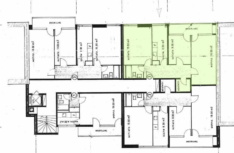 Nähe Matthäuskirche - moderne 3-Zimmerwohnung im 3.OG mit Lift (11)
