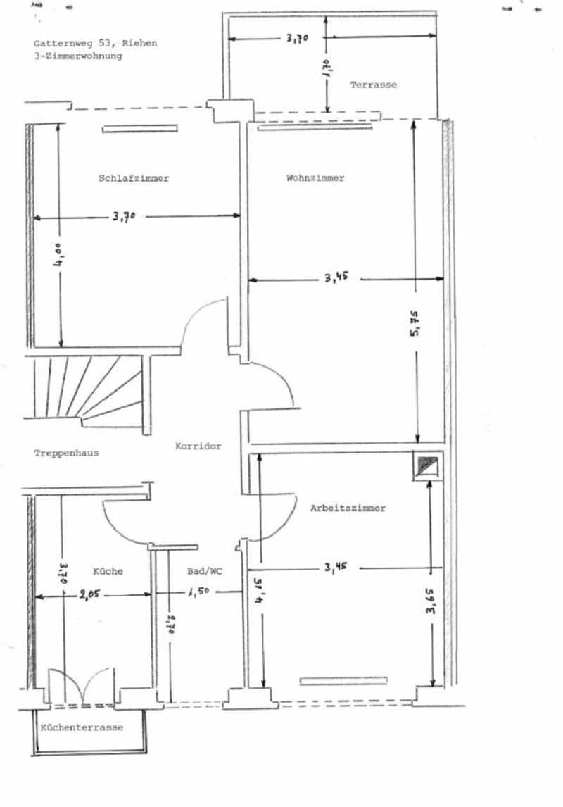 Near Entenweiher - quiet 3-room apartment in Riehen for 1-2 people (10)