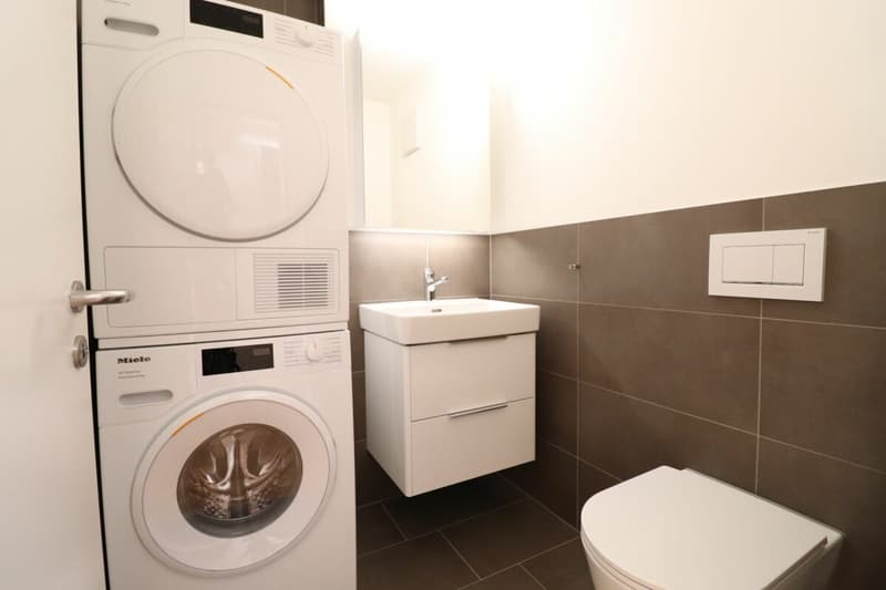 In the popular Freuler quarter - modern maisonette attic apartment with 2 balconies (6)