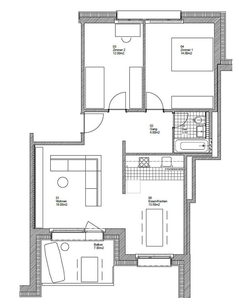 Grundrissplan