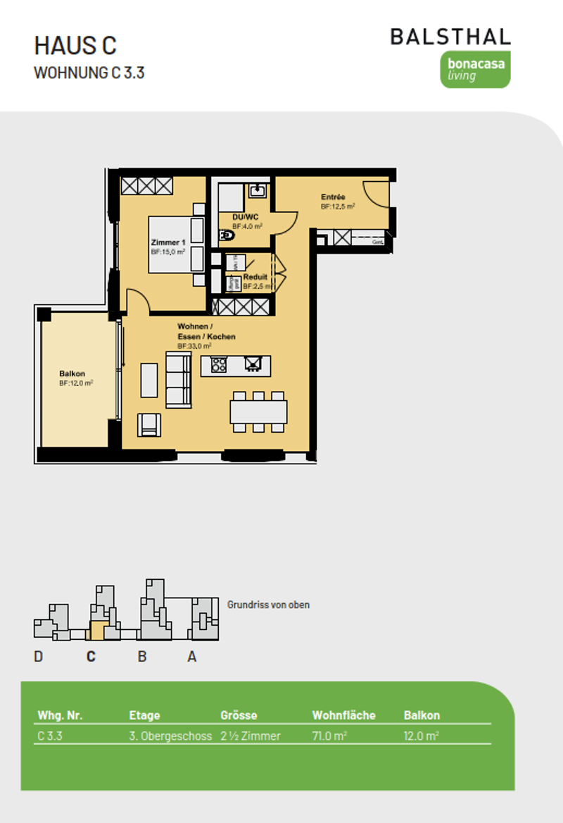 Grundrissplan