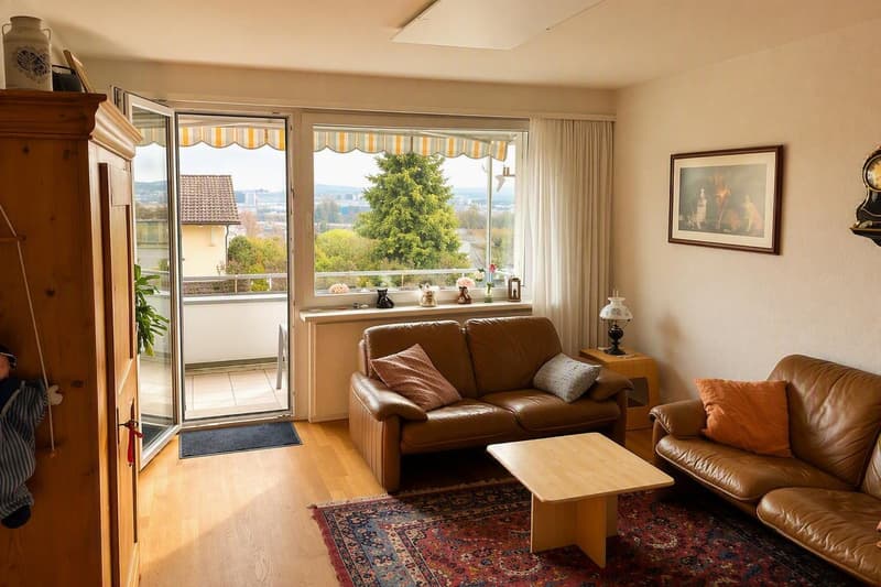 Compact 4.5-room apartment with balcony, hobby room + garage (6)