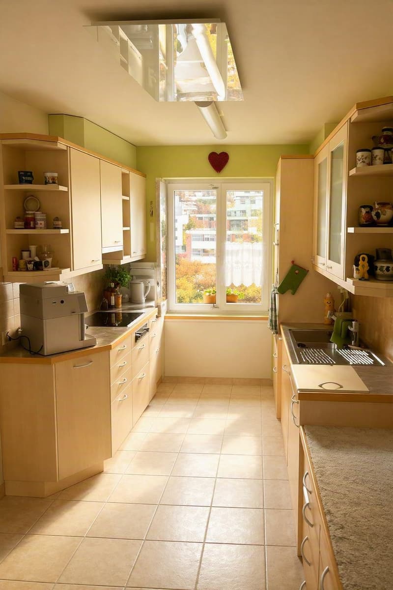 Compact 4.5-room apartment with balcony, hobby room + garage (3)