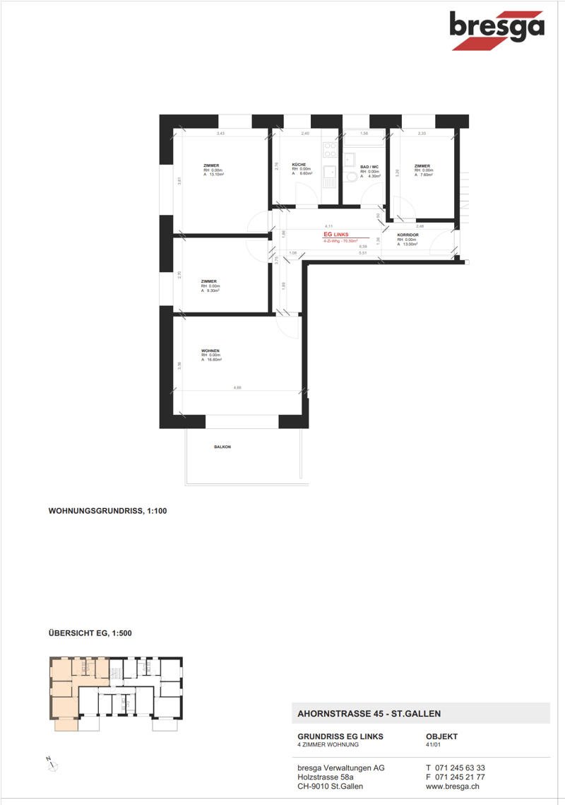 Neu sanierte 4-Zimmer-Wohnung mit Balkon in St. Gallen (12)