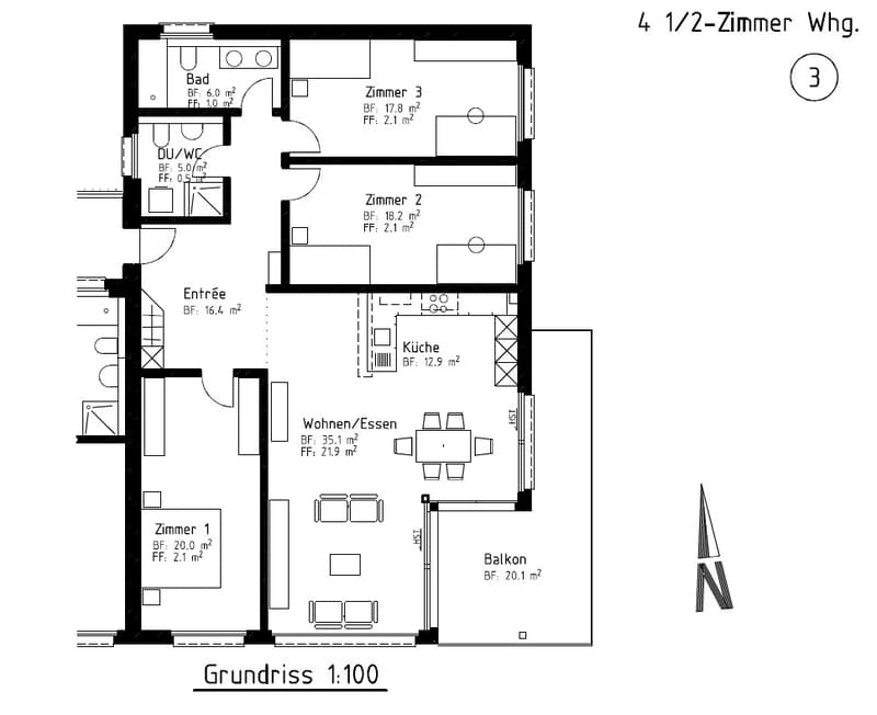 Grundrissplan