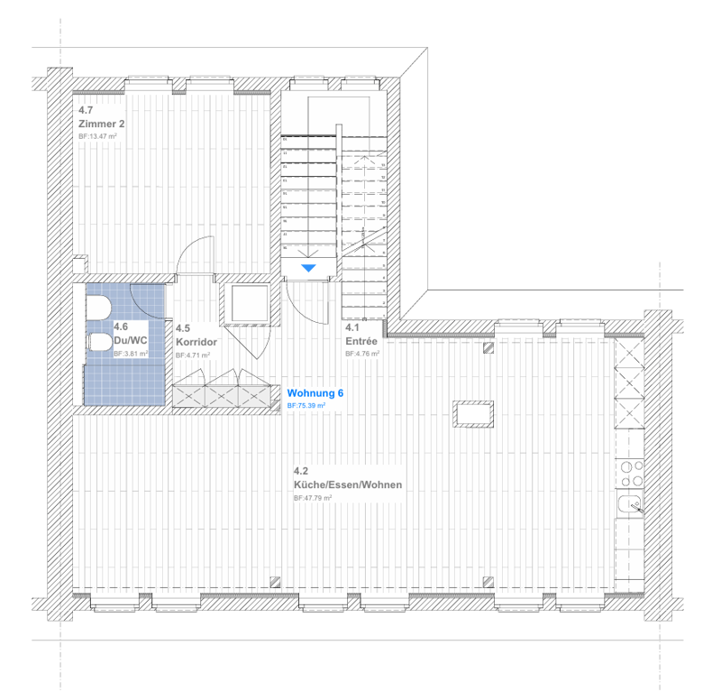 Erstbezug! Traumhafte 2-Zimmer-Wohnung im Kreis 3 mit exklusiver Dachterrasse (11)