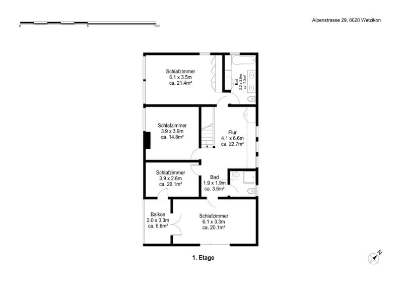 2.5-Zimmer-Einfamilienhaus in ruhigen Quartier (14)