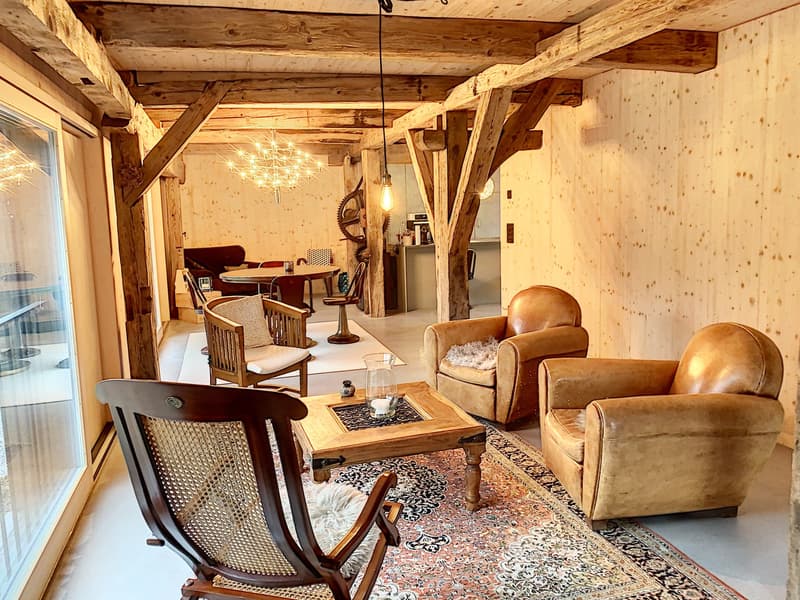 Beautiful unusual 3.5-room apartment on the ground floor (5)