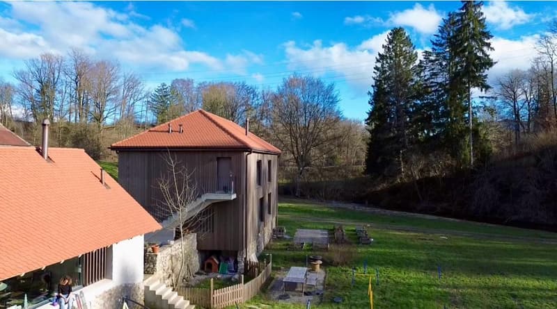 Beautiful unusual 3.5-room apartment on the ground floor (9)