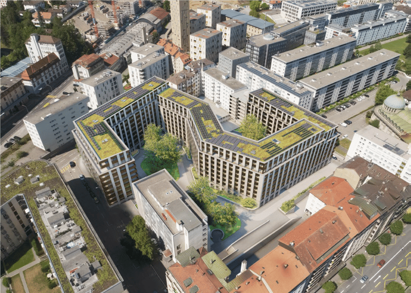 New D63 apartment, 3.5 rooms for rent on plan (6)