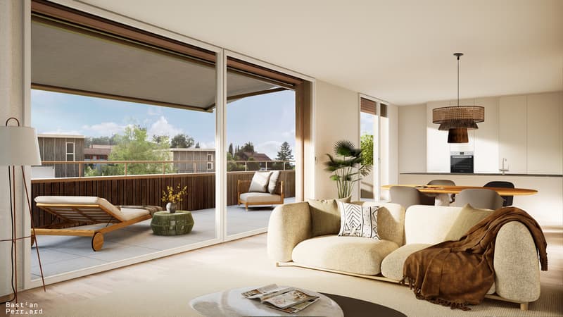 7 appartements de 5,5 pièces au 1er étage, modulables en grands 4,5 (2)