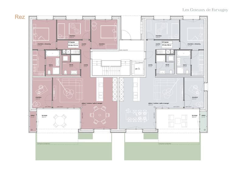 3 appartements de 5,5 pièces avec terrasse et jardin privatif (4)
