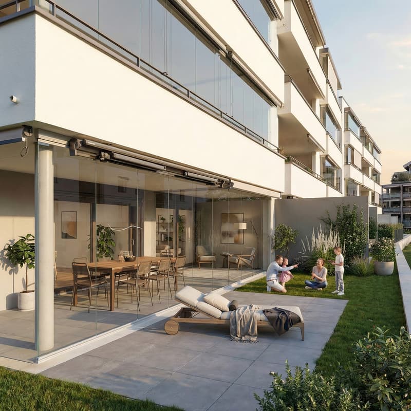4.5-room apartment on the ground floor - with terrace and garden (13)