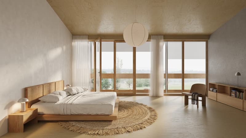 5 pezzi con terrazza, balcone e giardino (5)