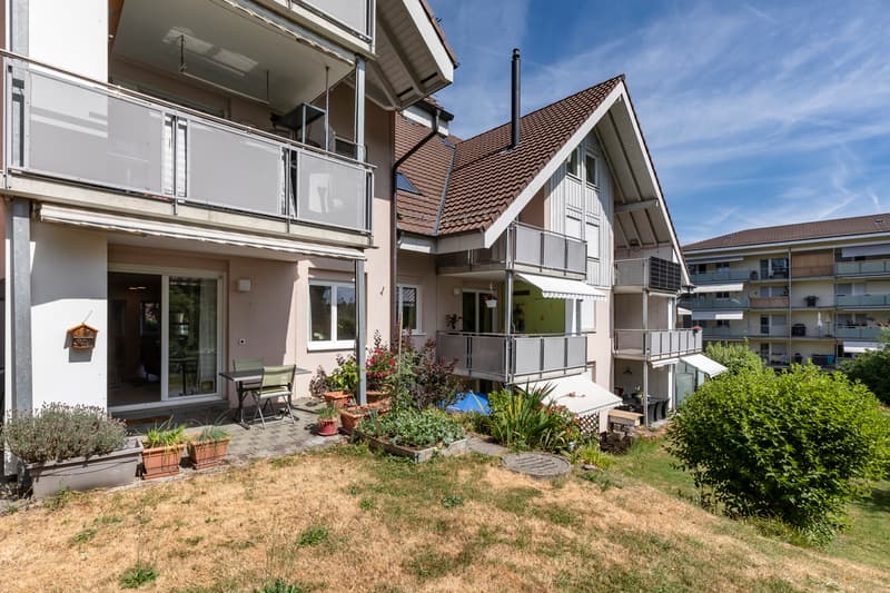 3.5 pièces au calme avec espaces extérieurs - entre Fribourg et Berne (9)