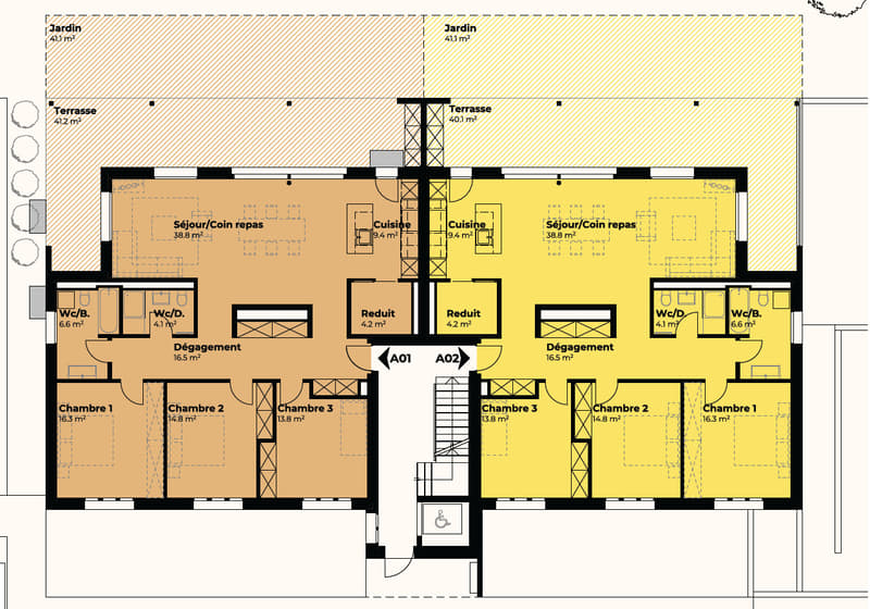 Appartements de 4.5 pièces au rez-de-jardin - visites possibles ! (6)