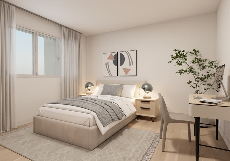 Appartements de 4.5 pièces au rez-de-jardin - visites possibles ! (6)