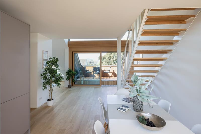 Appartements spacieux au dernier étage avec deux terrasses + belle vue (4)
