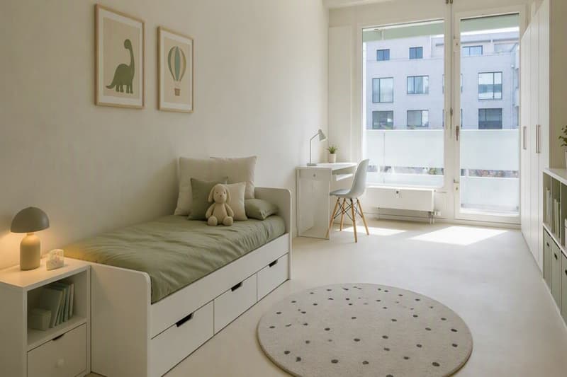 Appartement moderne 4.5 pièces avec 2 balcons et AEP / cuisine et salles de bains neuves (9)