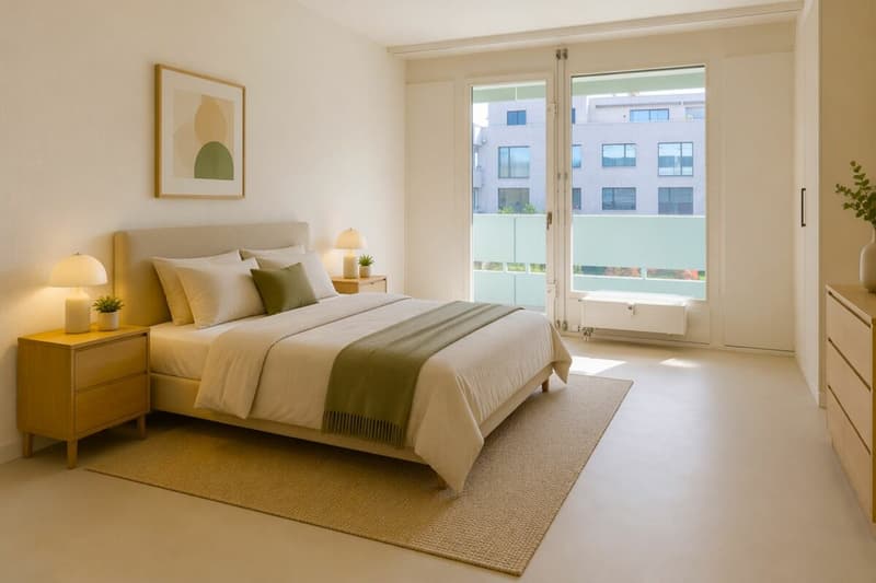 Appartement moderne 4.5 pièces avec 2 balcons et AEP / cuisine et salles de bains neuves (7)