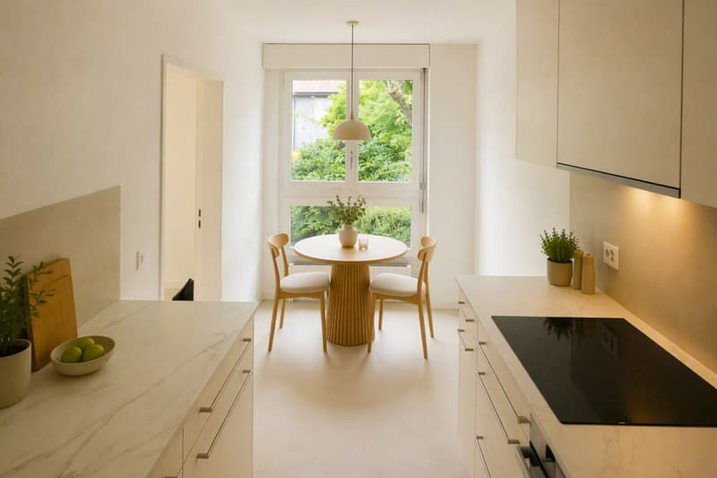 Appartement moderne 4.5 pièces avec 2 balcons et AEP / cuisine et salles de bains neuves (1)