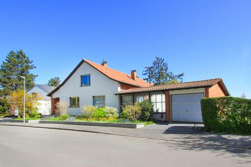 Grosses Einfamilienhaus mit wunderbarem Garten und Privatsphäre (1)