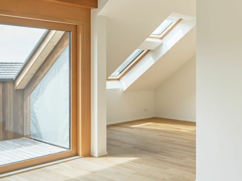 Das offene Zimmer 2 erweitert den Wohn & Essbereich