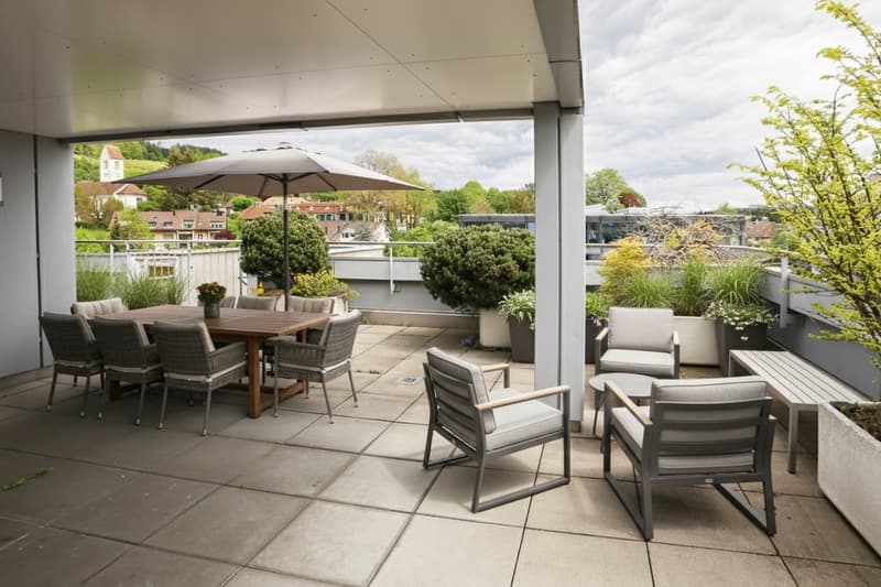 Office or doctor's practice on the attic floor with 163 m2 terrace (2)