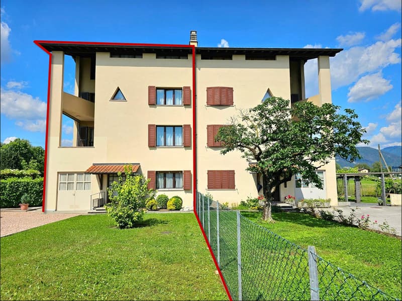 Stabio : Villa unifamiliale confortable avec grand jardin et importants indices de construction (2)