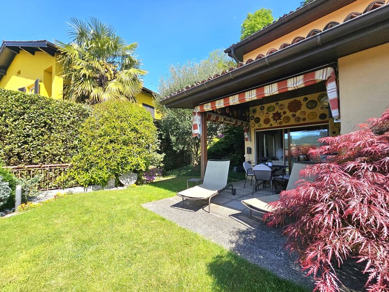 Mendrisio: Delicious single-family semi-detached house with splendid garden and panoramic view (3)