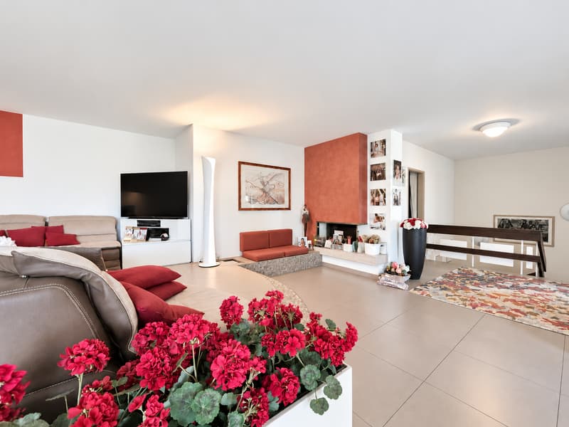 Mendrisio: Deliziosa casa unifamiliare contigua con splendido giardino e vista panoramica (8)