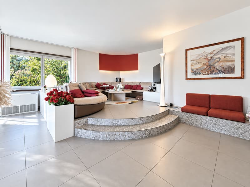 Mendrisio: Deliziosa casa unifamiliare contigua con splendido giardino e vista panoramica (7)
