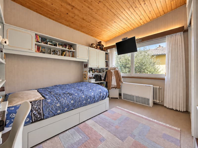 Mendrisio: Deliziosa casa unifamiliare contigua con splendido giardino e vista panoramica (12)