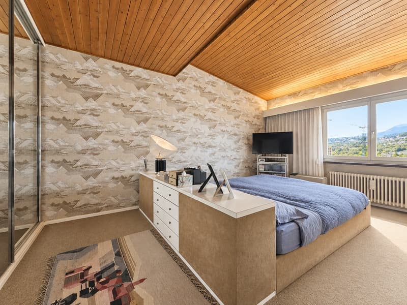 Mendrisio: Deliziosa casa unifamiliare contigua con splendido giardino e vista panoramica (11)