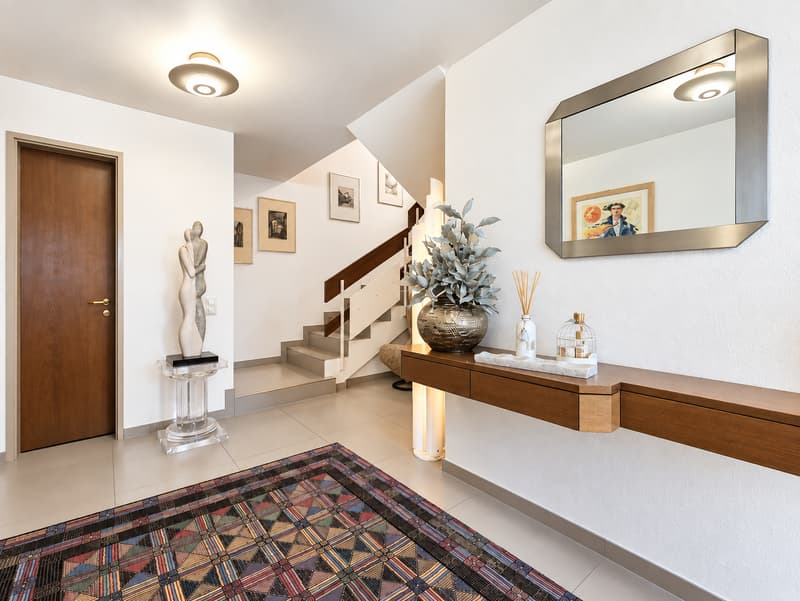 Mendrisio: Deliziosa casa unifamiliare contigua con splendido giardino e vista panoramica (6)