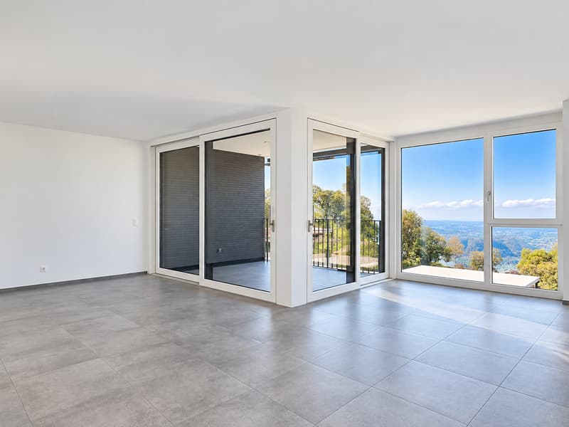 Sagno: Splendida casa unifamiliare contigua di recente edificazione con vista dominante (4)