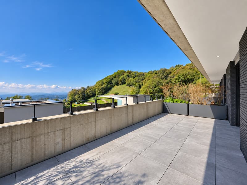 Sagno: Splendida casa unifamiliare contigua di recente edificazione con vista dominante (1)