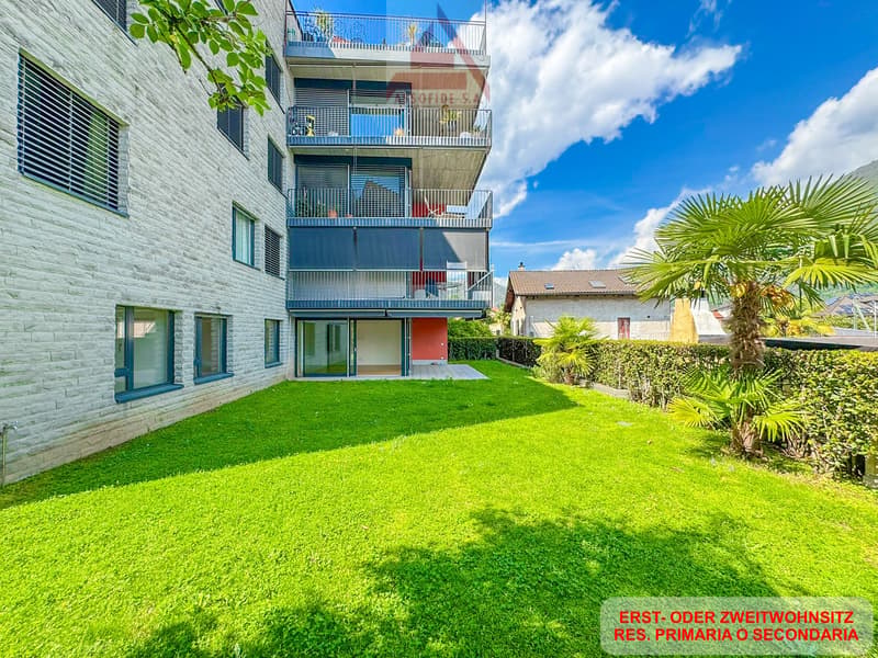 Appartamento di 4.5 locali con giardino / 4.5-Zimmerwohnung mit Garten (1)