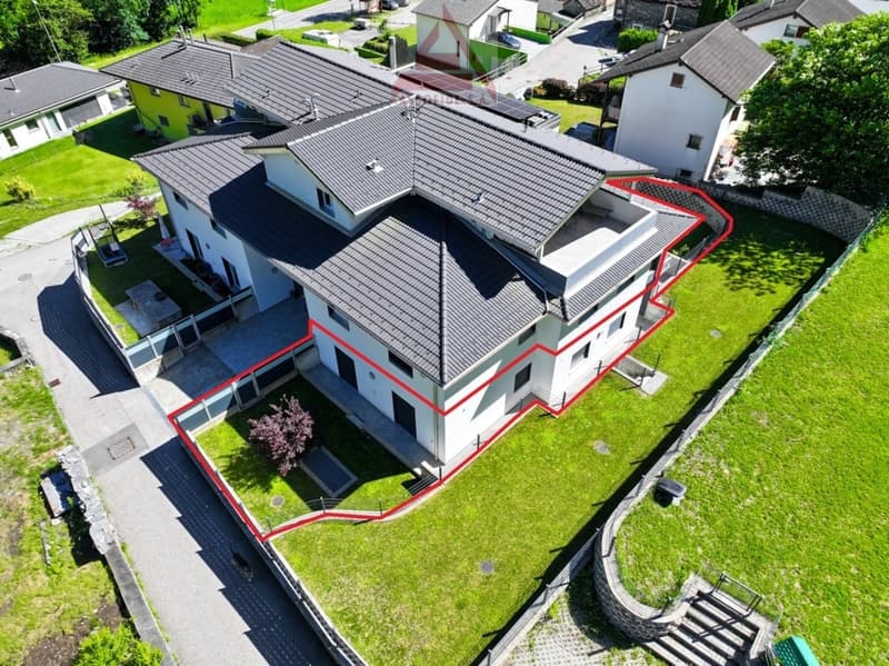Luminoso 3.5 locali con giardino / Helle 3.5-Zimmer-Wohnung mit Garten (5)