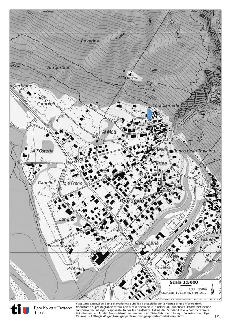 Sale of building land in Gordevio (4)