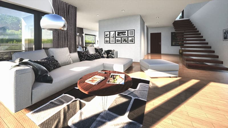 Progetto di costruzione nuova "Pilatusblick" casa a schiera (3)