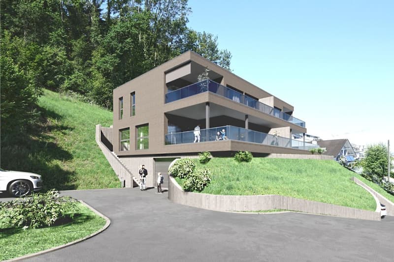 Progetto di costruzione nuova "Pilatusblick" casa a schiera (2)
