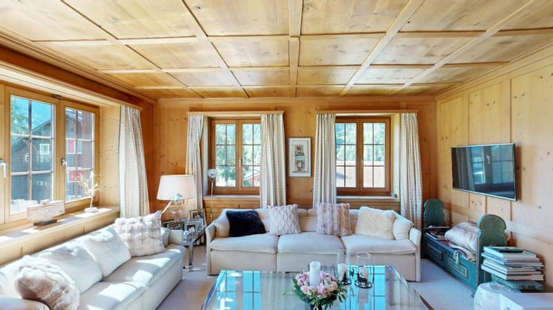 Vivere in un'atmosfera idilliaca in una posizione molto richiesta - Casa multifamiliare affascinante a Klosters (4)