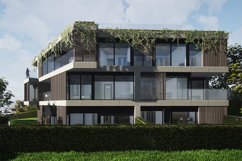 Nuovo e moderno appartamento di 6.5 locali con giardino / Neue moderne 6.5 Zimmer Gartenwohnung in Pregassona (2)
