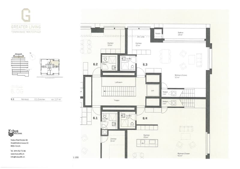 TOWNHOUSE Winterthur - Exklusive 2,5-Zimmer-Attika-Dachmaisonettewohnung (5)