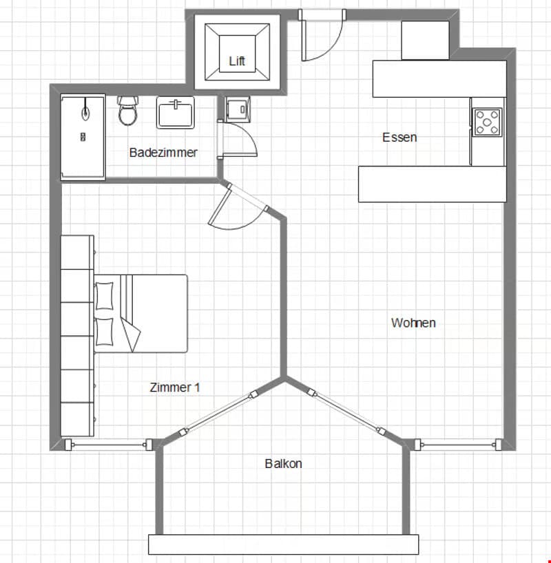Gemütliche 2.5-Zimmer-Wohnung mit Balkon in Luzern (8)